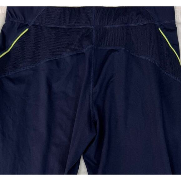 Tangerine Womens XL Athletic Leggings Blue Capri Polyester Spandex - Picture 7 of 8